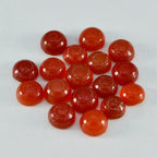 Red Onyx 1PC Small 8x8 MM Round Cabochon Red Sparkling semi Precious Semi Precious Gemstone