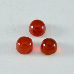 Red Onyx 1PC Large 11x11 MM Round Cabochon Red Luster semi Precious Loose Gems