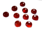 Red Onyx 10PC Tiny 4x4 MM Round Cabochon Red Superior semi Precious Gems