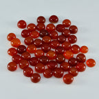 Red Onyx 10PC Tiny 5x5 MM Round Cabochon Red Pure semi Precious Loose Gems