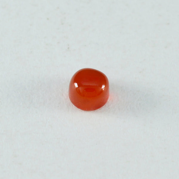 Red Onyx 1PC Small 8x8 MM Round Cabochon Red Sparkling semi Precious Semi Precious Gemstone