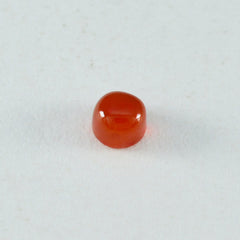 Red Onyx 1PC Small 8x8 MM Round Cabochon Red Sparkling semi Precious Semi Precious Gemstone