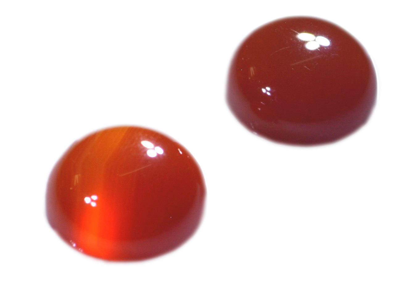 Red Onyx 1PC Small 8x8 MM Round Cabochon Red Sparkling semi Precious Semi Precious Gemstone