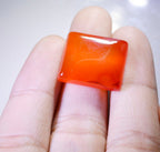 Red Onyx 1PC Large 10x10 MM Square Cabochon Red Brilliant semi Precious Precious Gemstone