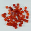 Red Onyx 10PC Tiny 4x4 MM Square Cabochon Red High Quality semi Precious Precious Gemstone