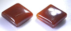 Red Onyx 10PC Tiny 4x4 MM Square Cabochon Red High Quality semi Precious Precious Gemstone