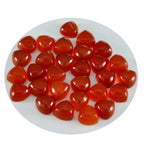 Red Onyx 10PC Tiny 5x5 MM Triangle Cabochon Red Luster semi Precious Loose Gemstones