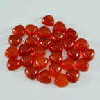 Red Onyx 10PC Tiny 5x5 MM Triangle Cabochon Red Luster semi Precious Loose Gemstones
