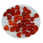 Red Onyx 1PC Small 8x8 MM Triangle Cabochon Red Fine semi Precious Gems