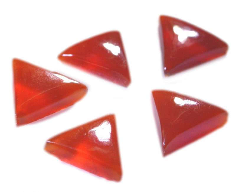 Red Onyx 1PC Large 10x10 MM Triangle Cabochon Red Natural semi Precious Loose Gemstone