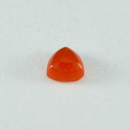 Red Onyx 1PC Large 11x11 MM Triangle Cabochon Red Genuine semi Precious Loose Gemstones