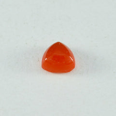 Red Onyx 1PC Large 11x11 MM Triangle Cabochon Red Genuine semi Precious Loose Gemstones