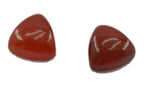 Red Onyx 1PC Small 7x7 MM Triangle Cabochon Red Shine semi Precious Precious Gemstone