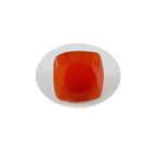 Red Onyx 1PC Medium 9x9 MM Cushion Faceted Red Lustrous Semi Precious Gems