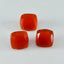 Red Onyx 1PC Large 10x10 MM Cushion Faceted Red Shine Semi Precious Loose Gems