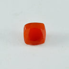 Red Onyx 1PC Chunky 13x13 MM Cushion Faceted Red Natural Semi Precious Gems