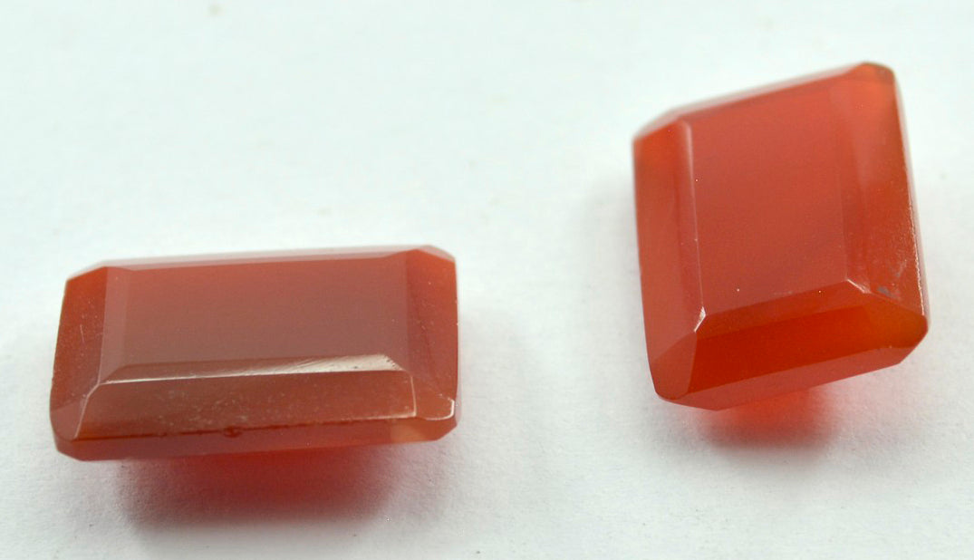Red Onyx 1PC Chunky 13x18 MM Emerald Faceted Red Superior Semi Precious Gems Главное изображение товара