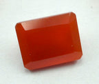 Red Onyx 1PC Chunky 15x20 MM Emerald Faceted Red Pure Semi Precious Loose Gems