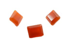 Red Onyx 1PC Small 6x8 MM Emerald Faceted Red Sparkling Semi Precious Loose Gemstone