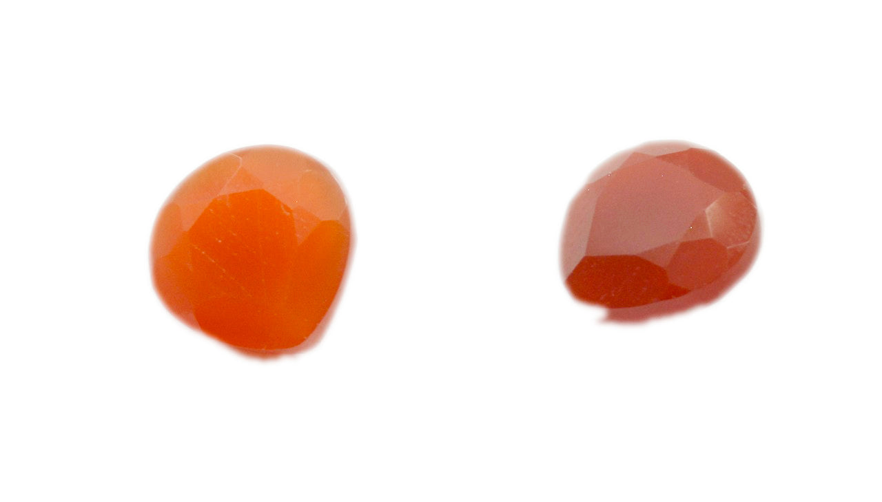 Red Onyx 1PC Chunky 15x15 MM Heart Faceted Red Superior Semi Precious Loose Gemstone