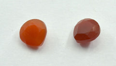 Red Onyx 1PC Tiny 6x6 MM Heart Faceted Red Polished Semi Precious Loose Gems