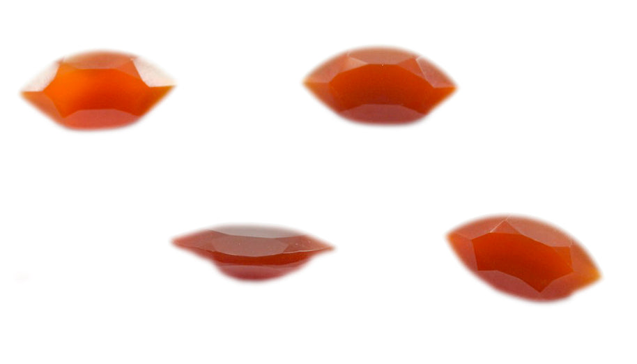 Red Onyx 1PC Tiny 3x6 MM Marquise Faceted Red Luster Semi Precious Loose Gems Immagine principale del prodotto