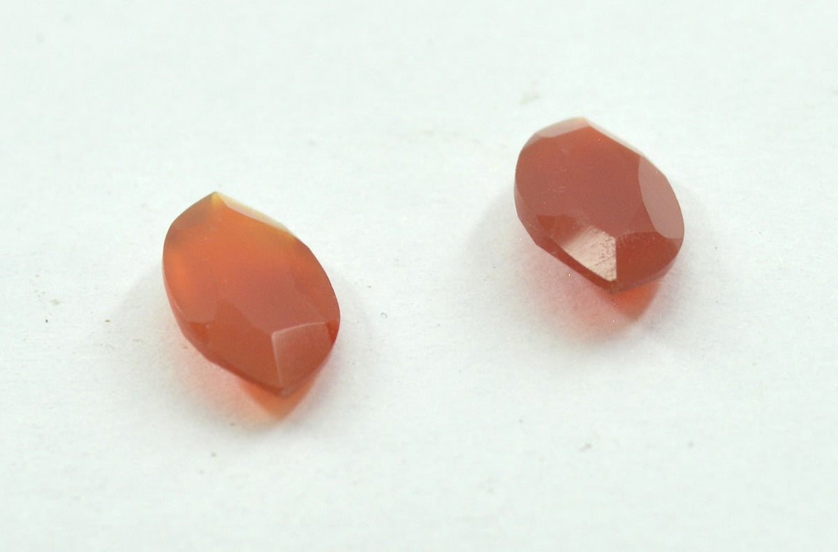 Red Onyx 1PC Small 5x10 MM Marquise Faceted Red Shine Semi Precious Loose Gemstones