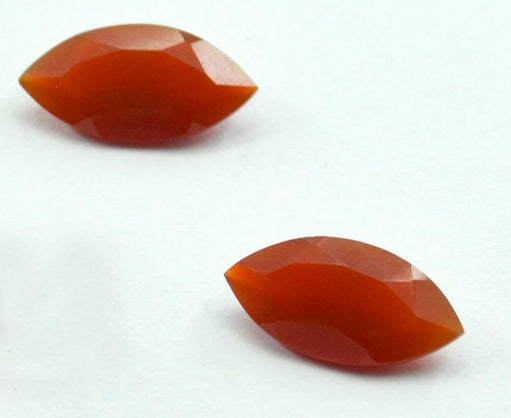 Red Onyx 1PC Large 8x16 MM Marquise Faceted Red Natural Semi Precious Loose Gemstone