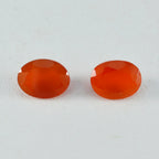 Red Onyx 1PC Large 10x14 MM Oval Faceted Red Superior Semi Precious Loose Gemstone