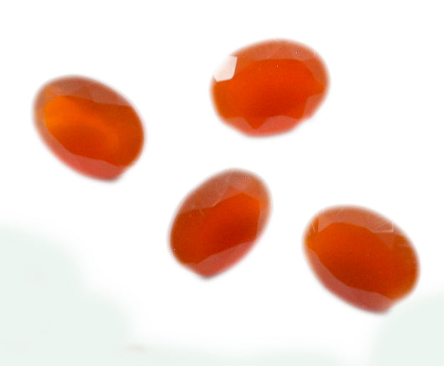 Red Onyx 1PC Large 10x12 MM Oval Faceted Red Genuine Semi Precious Loose Gems