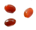 Red Onyx 1PC Chunky 12x16 MM Oval Faceted Red Pure Semi Precious Loose Gemstones