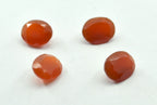 Red Onyx 10PC Tiny 4x6 MM Oval Faceted Red Sparkling Semi Precious Gems