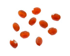 Red Onyx 1PC Small 7x9 MM Oval Faceted Red Lustrous Semi Precious Gems