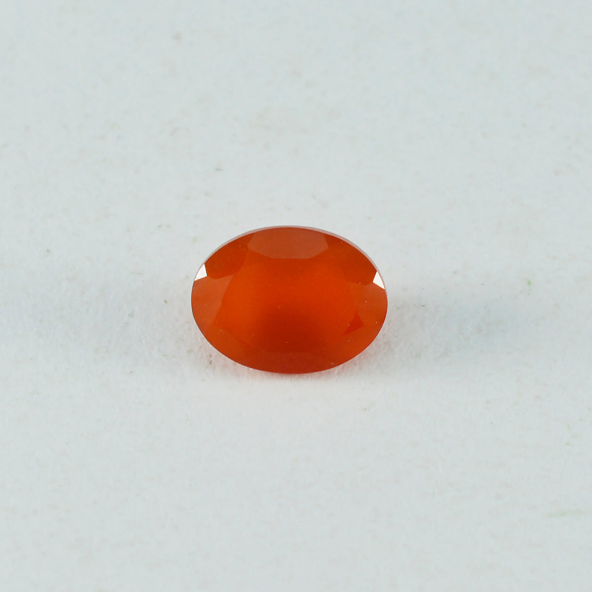 Red Onyx 1PC Medium 8x10 MM Oval Faceted Red Fine Semi Precious Loose Gemstone