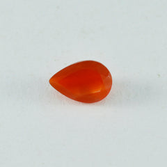 Red Onyx 1PC Chunky 12x16 MM Pear Faceted Red High Quality Semi Precious Loose Gems