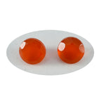 Red Onyx 1PC Large 11x11 MM Round Faceted Red Fine Semi Precious Loose Gemstone