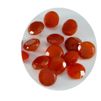 Red Onyx 1PC Small 8x8 MM Round Faceted Red Luster Semi Precious Loose Gemstones