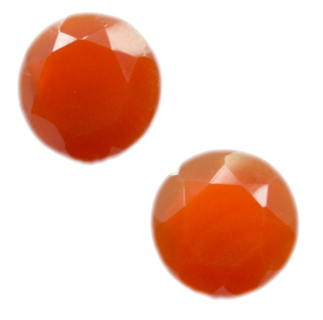 Red Onyx 1PC Chunky 13x13 MM Round Faceted Red Natural Semi Precious Gems