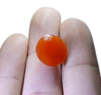 Red Onyx 1PC Chunky 14x14 MM Round Faceted Red Genuine Semi Precious Loose Gems