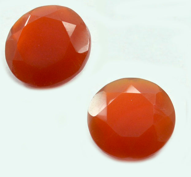 Red Onyx 10PC Tiny 3x3 MM Round Faceted Red Fiery Semi Precious Loose Gemstone