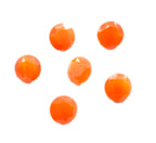 Red Onyx 10PC Tiny 4x4 MM Round Faceted Red Brilliant Semi Precious Loose Gemstones