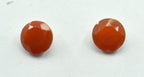 Red Onyx 10PC Tiny 5x5 MM Round Faceted Red Sparkling Semi Precious Gems
