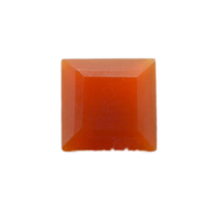 Red Onyx 1PC Large 11x11 MM Square Faceted Red Fine Semi Precious Loose Gemstone
