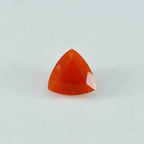 Red Onyx 1PC Large 11x11 MM Triangle Faceted Red Fine Semi Precious Loose Gemstone