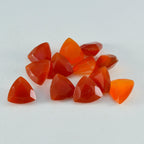 Red Onyx 1PC Small 7x7 MM Triangle Faceted Red Splendid Semi Precious Loose Gemstone