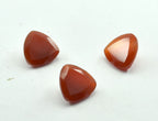 Red Onyx 1PC Small 8x8 MM Triangle Faceted Red Luster Semi Precious Loose Gemstones