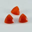 Red Onyx 1PC Medium 9x9 MM Triangle Faceted Red Lustrous Semi Precious Gems