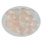 Rose Quartz 1PC Large 10x10 MM Cushion Cabochon Pink Fiery semi Precious Gems