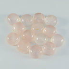Rose Quartz 1PC Large 10x10 MM Cushion Cabochon Pink Fiery semi Precious Gems