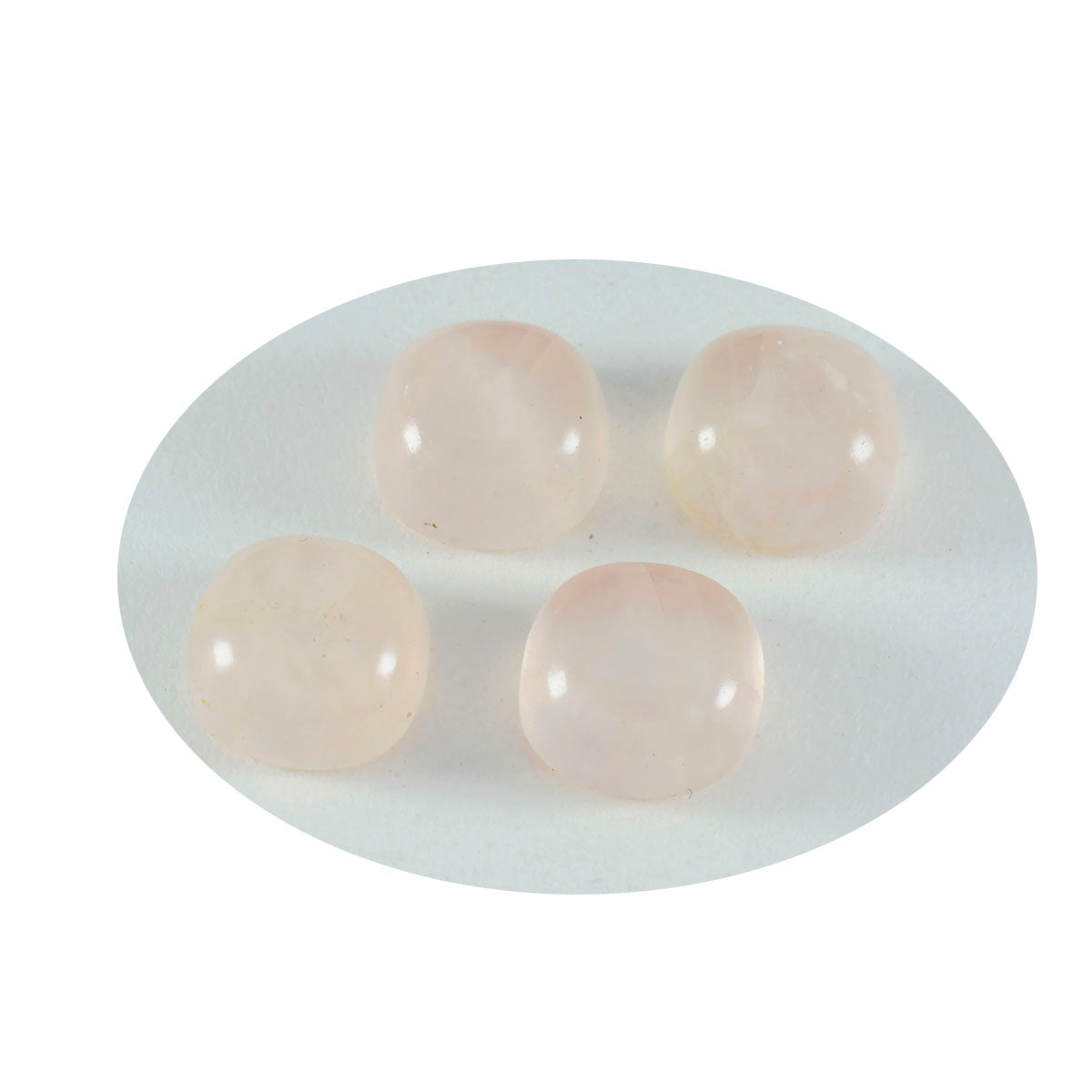 Rose Quartz 1PC Large 11x11 MM Cushion Cabochon Pink Brilliant semi Precious Loose Gems